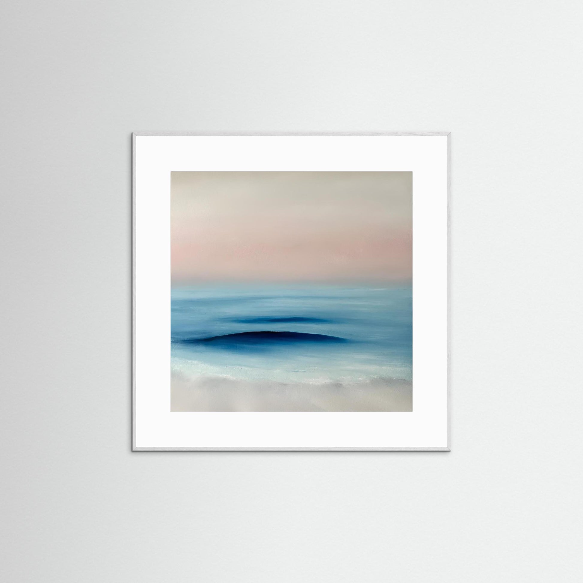 Refuge- Abstract Seascape Fine Art Print on Paper