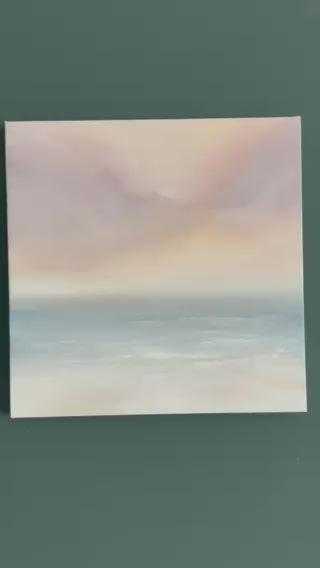 Opening- Original Abstract Seascape Fine Art by Magda Malak