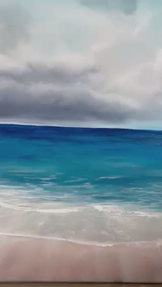 Distance- Original Atmospheric Realism Seascape Fine Art