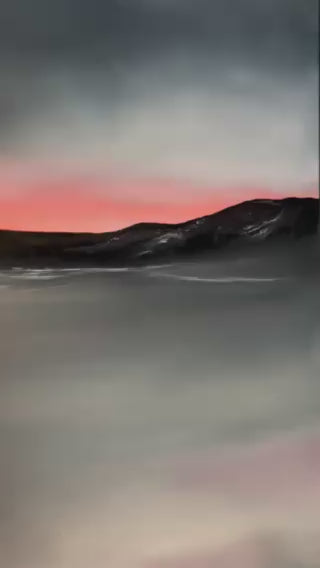 After Hours- Original Atmospheric Realism Seascape Fine Art