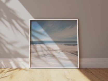 Solace Original Oil Seascape Framed Canvas Wall Art