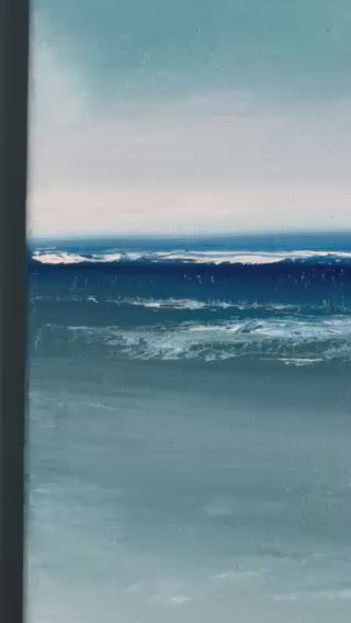 Faith- Original Atmospheric Realism Seascape Fine Art
