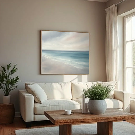 Romance- Fine Art Abstract Seascape Canvas Print
