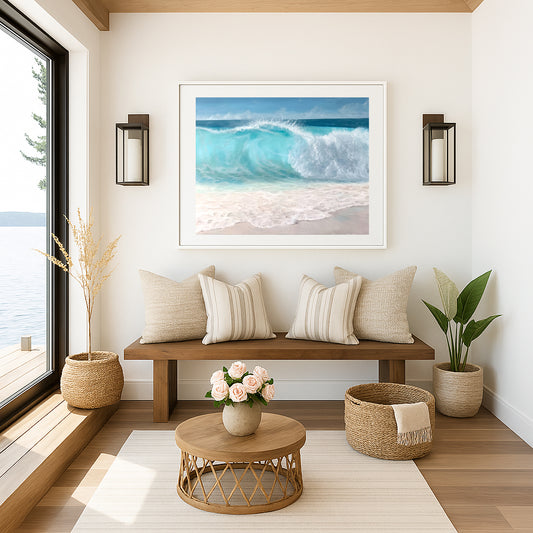 The Grace of Breaking Fine Art Print