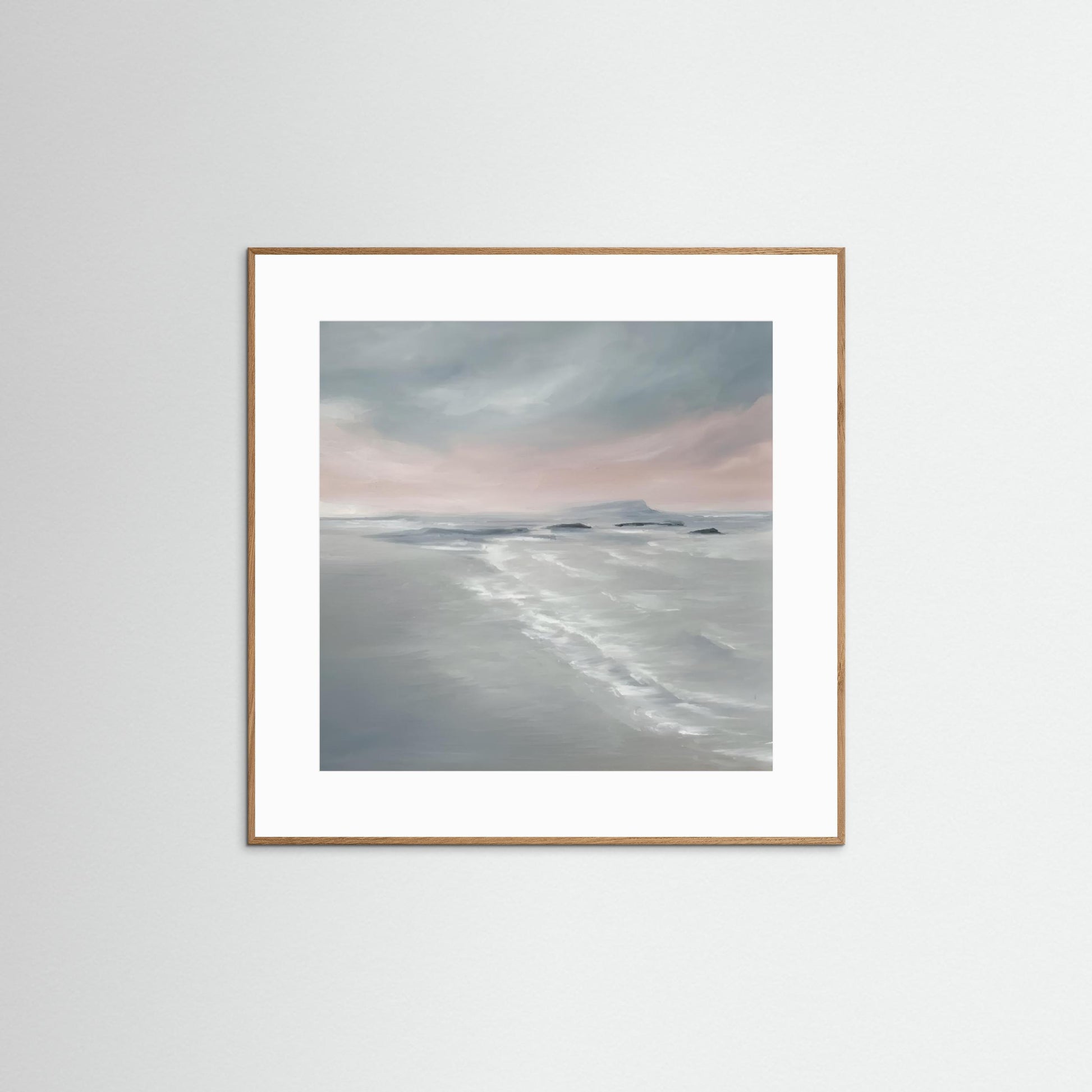 Softly- Abstract Seascape Print on Fine Art Paper