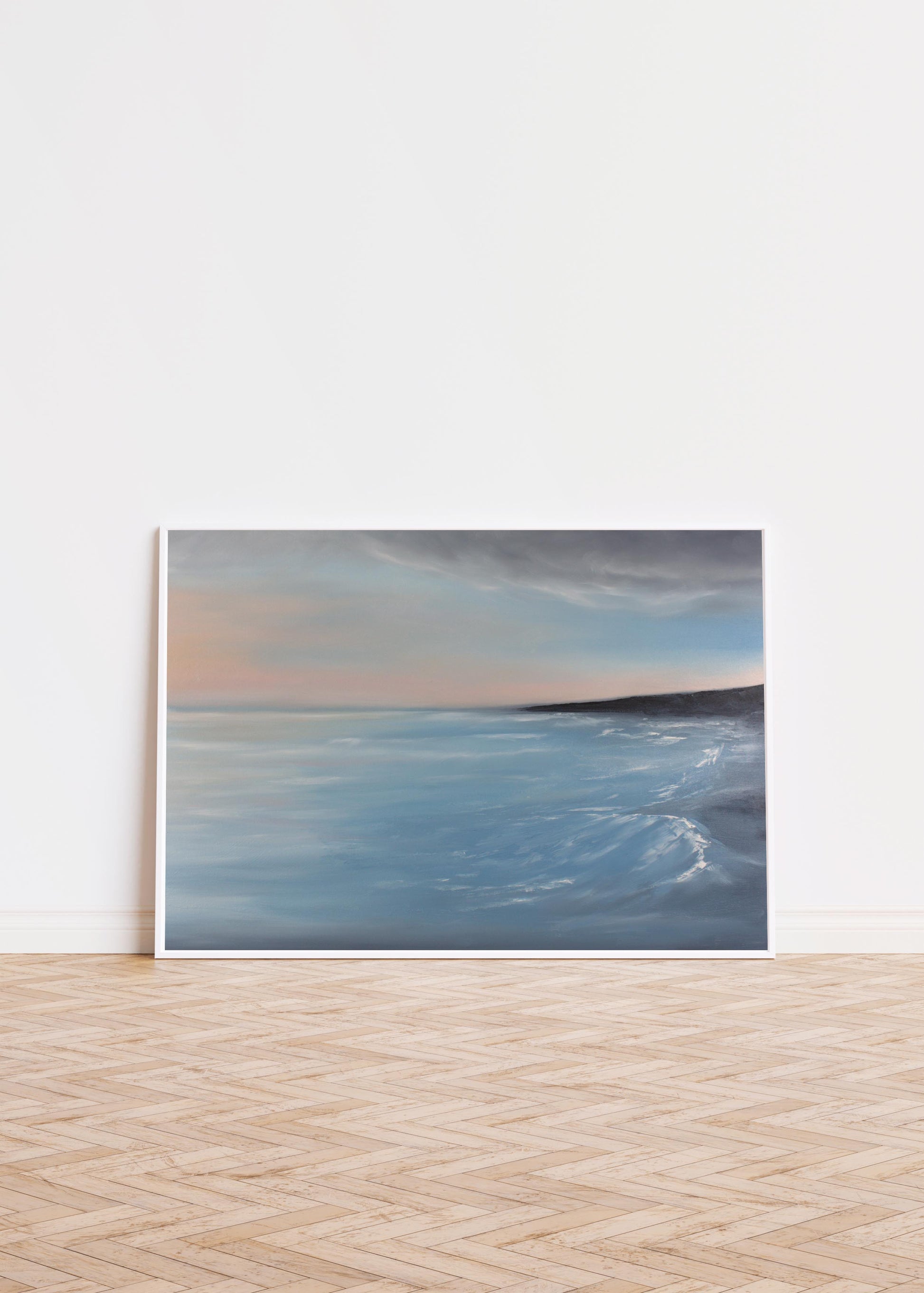 Solitude Seascape Fine Art Canvas Print - Magda Malak Art