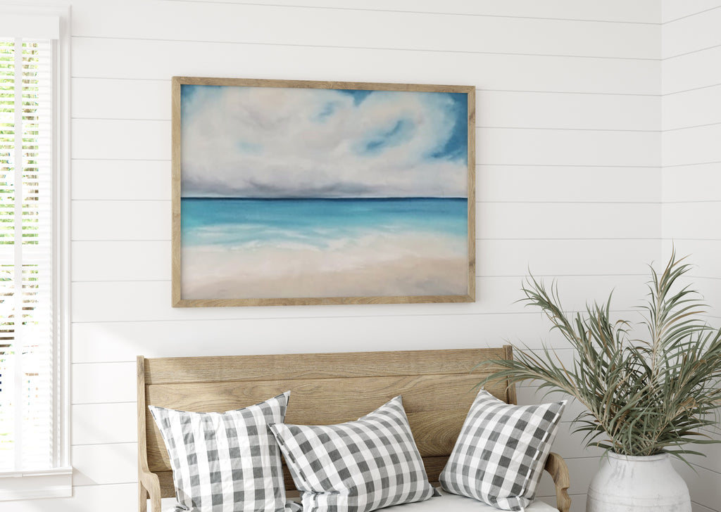 Breath- Original Abstract Seascape Fine Art by Magda Malak