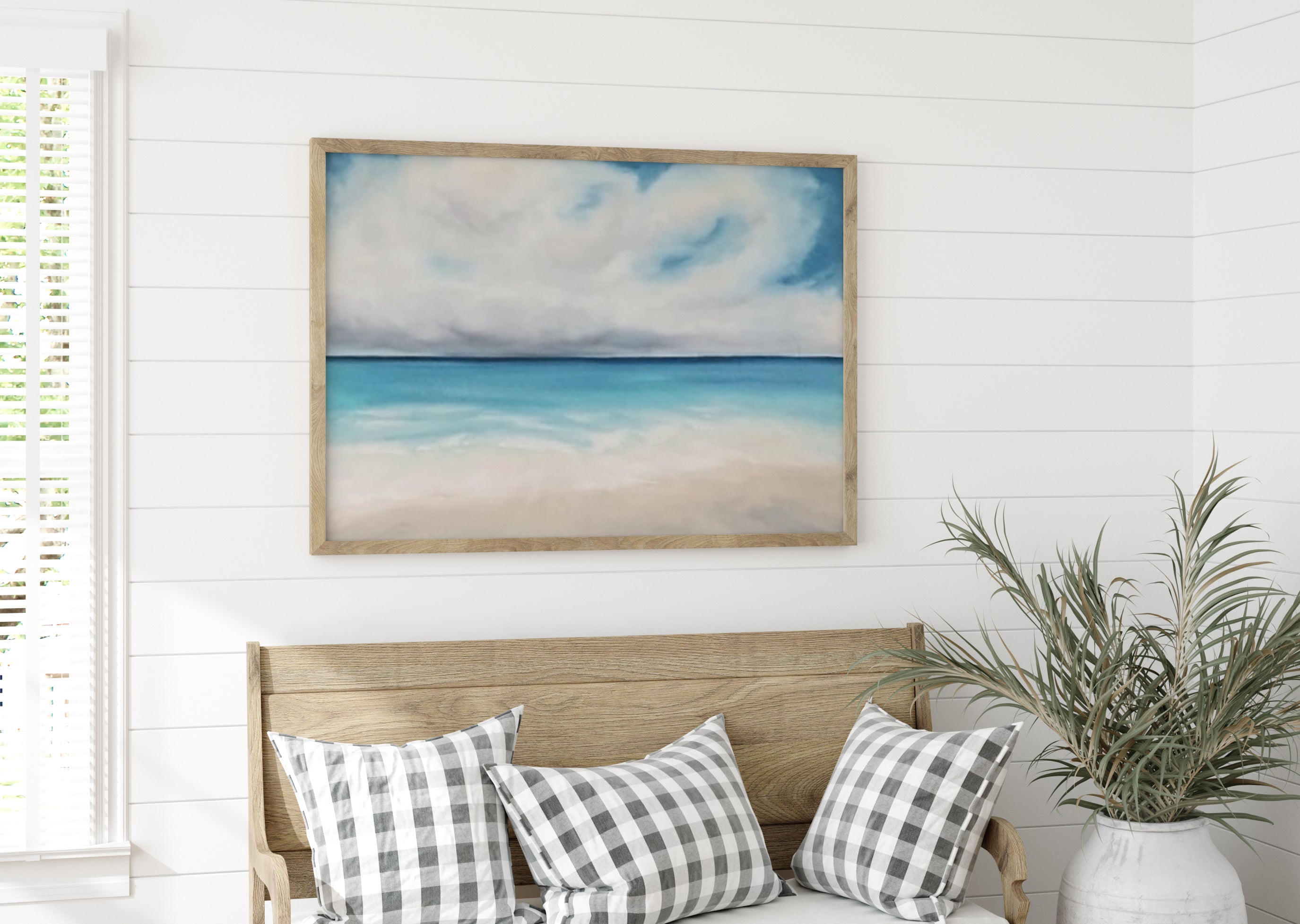 Breath- Original Abstract Seascape Fine Art by Magda Malak