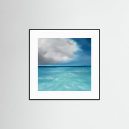 Tropicana- Abstract Seascape Fine Art Print on Paper