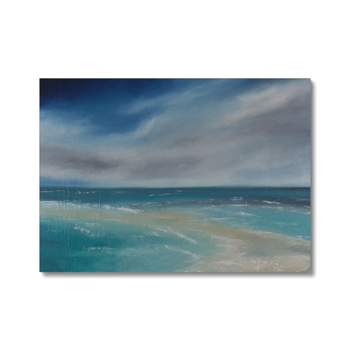 Time Seascape Fine Art Canvas Print - Magda Malak Art