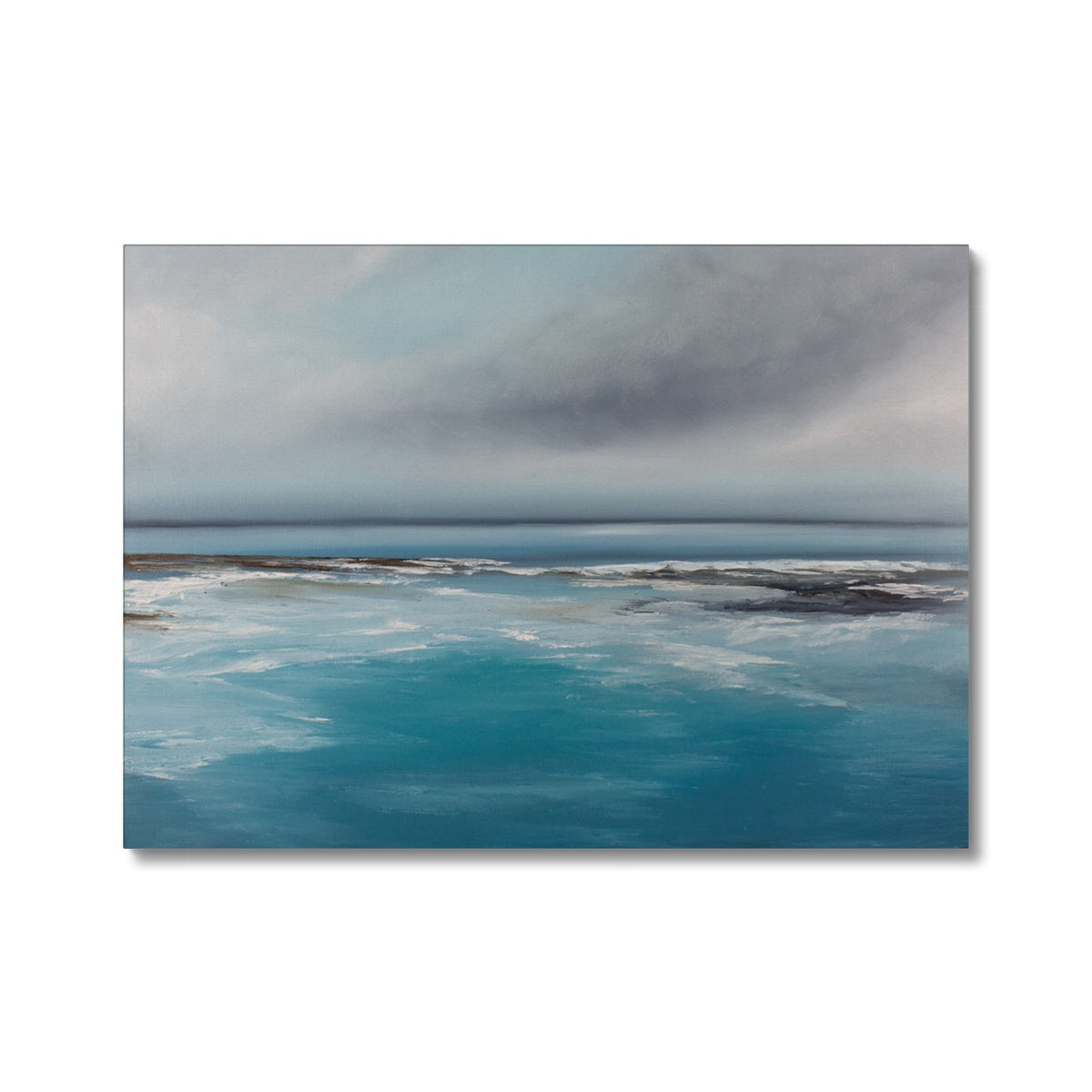 Reflection Seascape Fine Art Canvas Print - Magda Malak Art