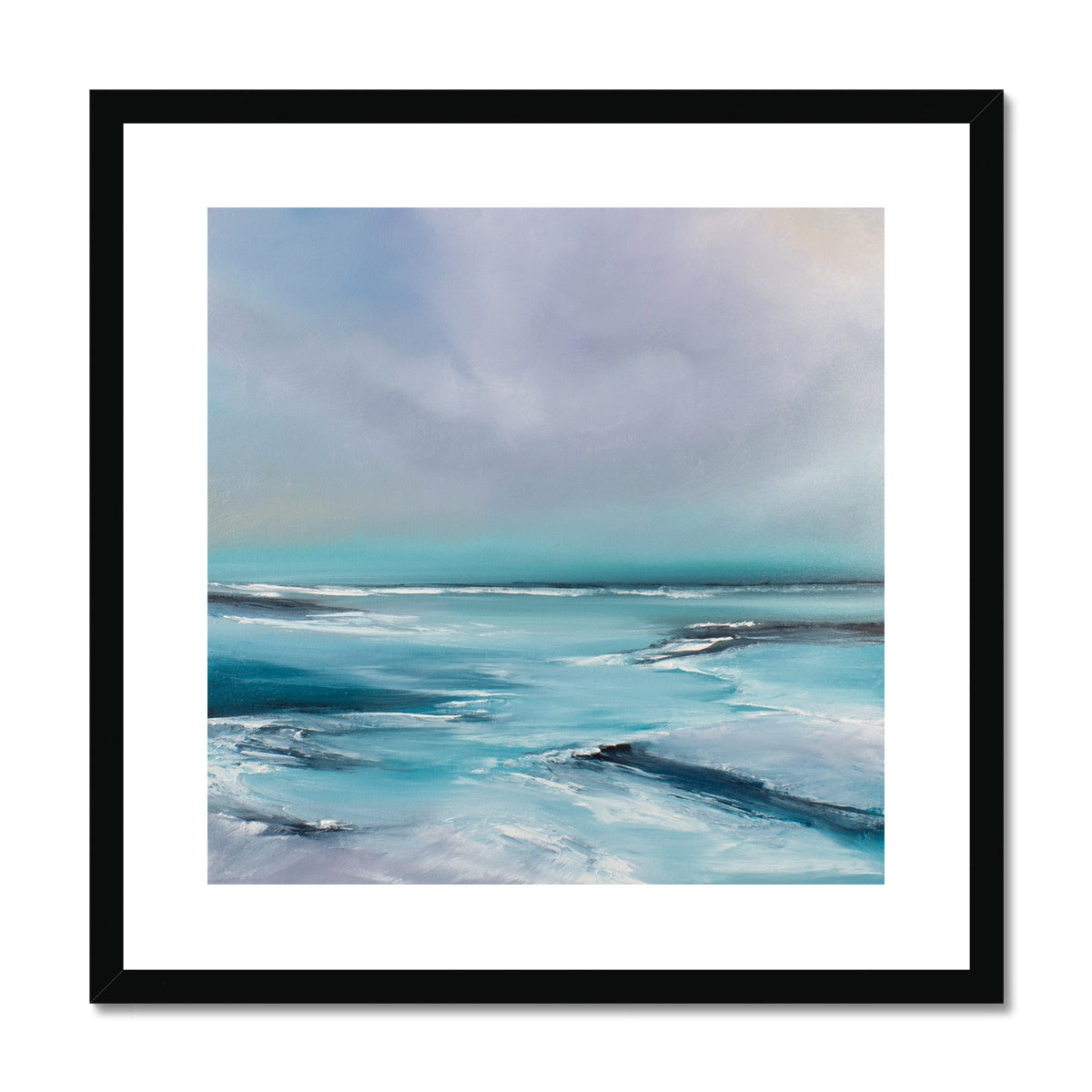 Stillness Framed & Mounted Print - Magda Malak Art