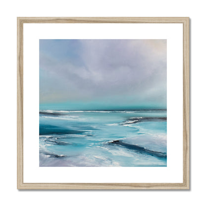 Stillness Framed & Mounted Print - Magda Malak Art